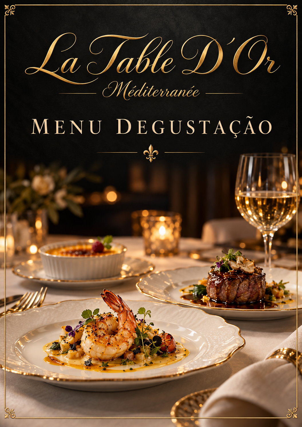 Capa Menu Degustação